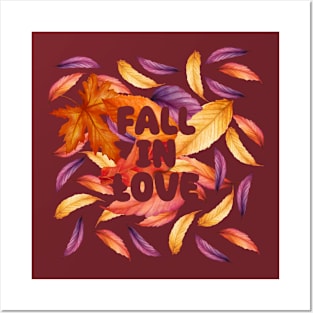 Fall in love Posters and Art